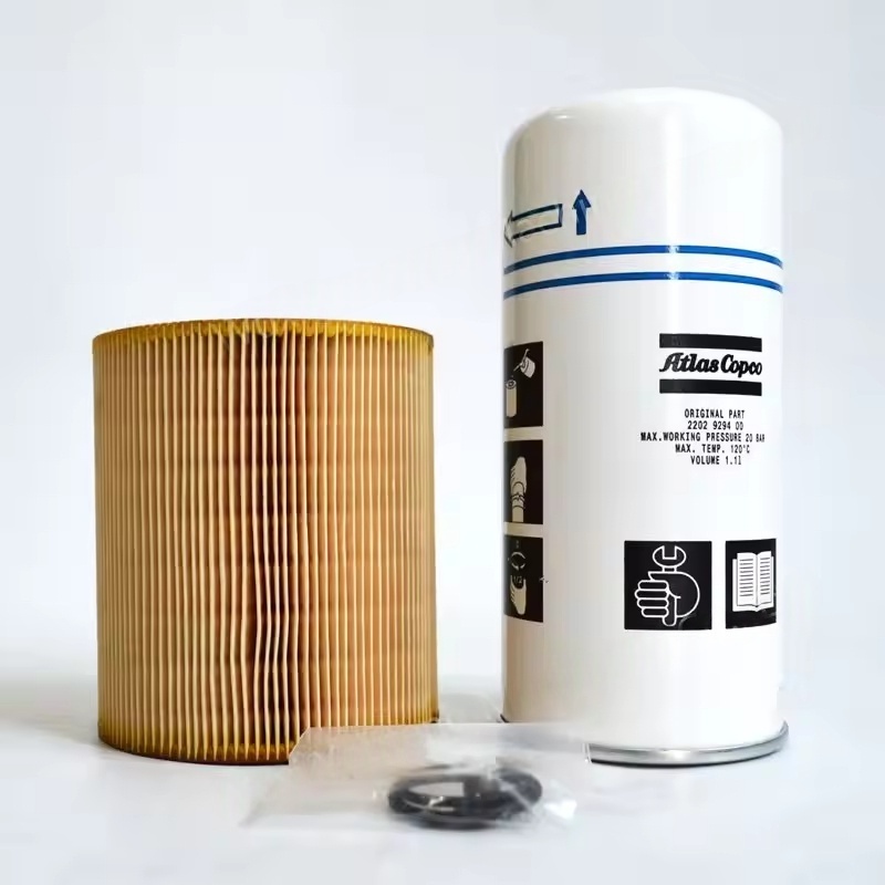 2901200610 ATLAS COPCO KIT FILTRATIONS FILTERS POUR LE COMPRESSEUR DE VIS INCODÉE ORIGINAL