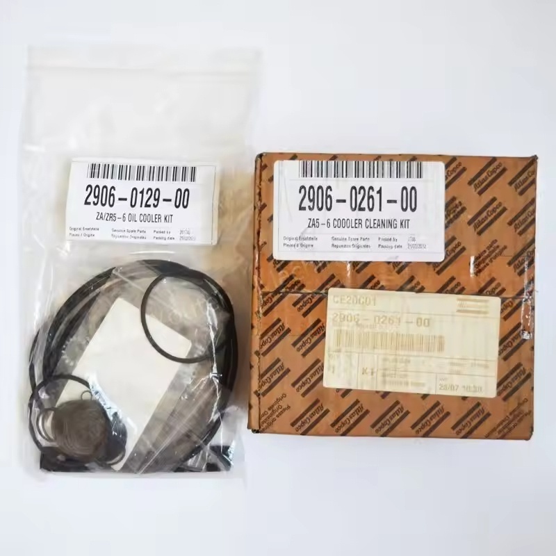 Kit de refroidissement d'huile Atlas Copco pour ZA ZR5-6 Modèle de compresseur d'air sans huile 2906012900 et 2906026100