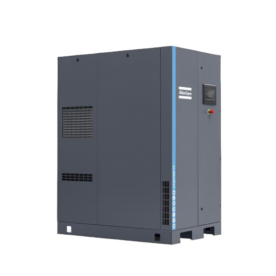 Compresseur d'air à vis rempli d'huile Atlas Copco GA22 VSD