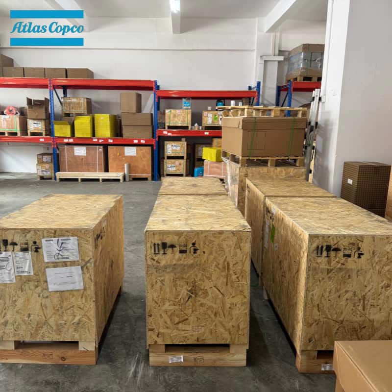 Atlas Copco 1616757591 2902022210 véritable élément de vis d'extrémité d'air tête de compresseur série GA GX