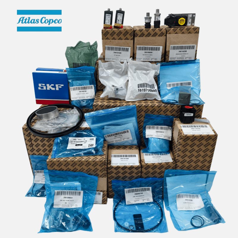 Atlas Copco – pièces de rechange pour compresseur d'air, filtre à huile d'origine, capteur de pression, électrovanne, Kit d'entretien de vanne de filtre