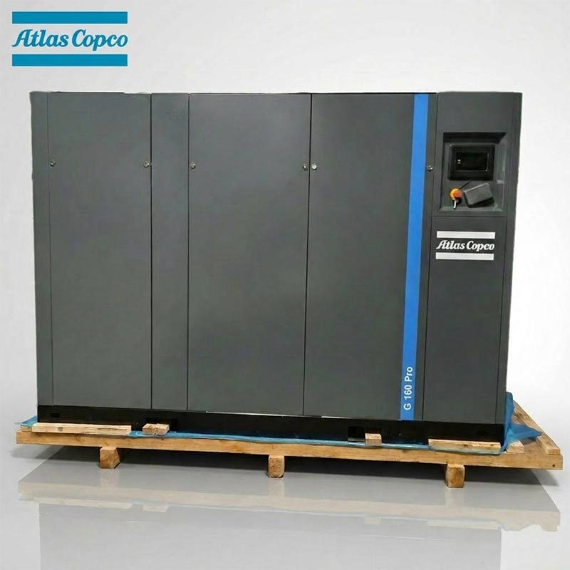 Compresseur d'air rotatif à vis injecté d'huile Atlas Copco GA160 Pro 160kW 215HP 7,5 10Bar 1543CFM